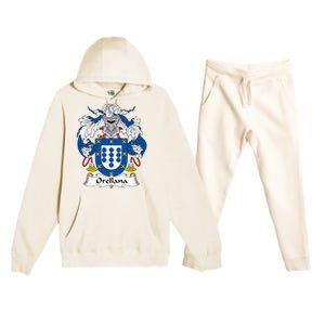 Orellana Coat Of Arms Family Crest Premium Hooded Sweatsuit Set