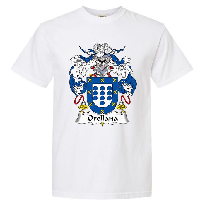 Orellana Coat Of Arms Family Crest Garment-Dyed Heavyweight T-Shirt