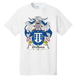 Orellana Coat Of Arms Family Crest Tall T-Shirt