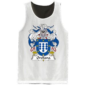 Orellana Coat Of Arms Family Crest Mesh Reversible Basketball Jersey Tank