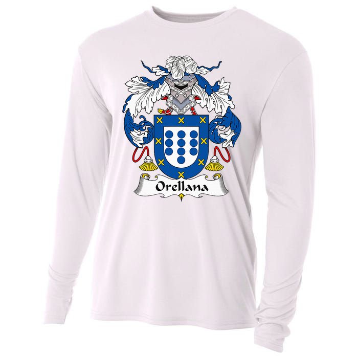 Orellana Coat Of Arms Family Crest Cooling Performance Long Sleeve Crew