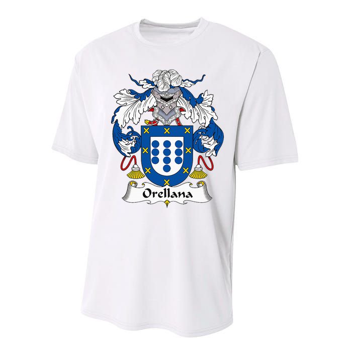 Orellana Coat Of Arms Family Crest Performance Sprint T-Shirt