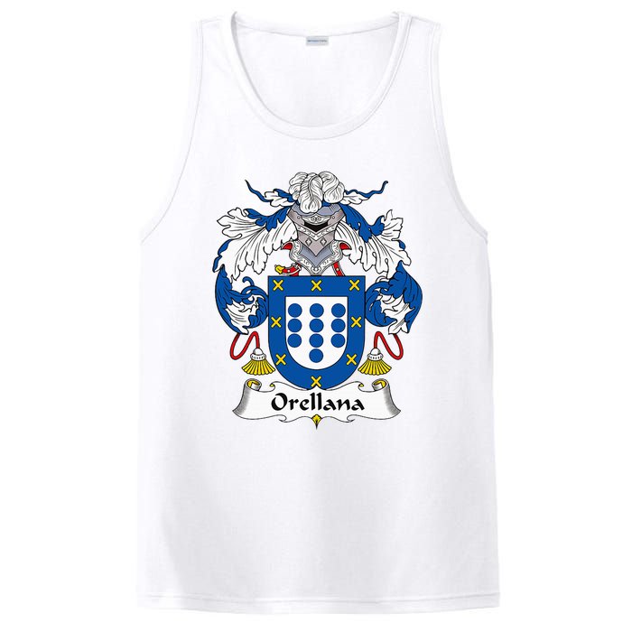 Orellana Coat Of Arms Family Crest PosiCharge Competitor Tank