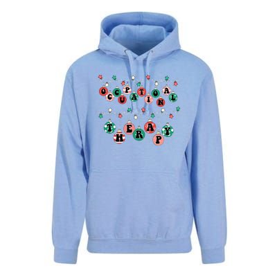 OT Christmas Occupational Therapy Therapist OT Merry Xmas  Unisex Surf Hoodie