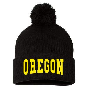 Oregon Classic Pom Pom 12in Knit Beanie