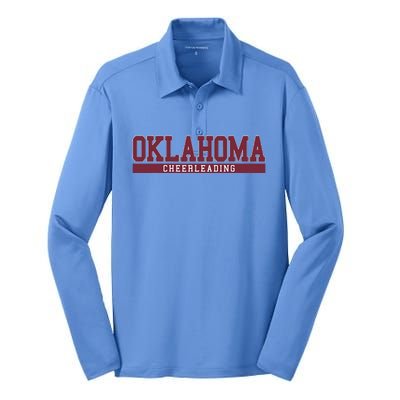 Oklahoma Cheerleading Silk Touch Performance Long Sleeve Polo