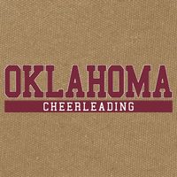 Oklahoma Cheerleading Cotton Canvas Backpack