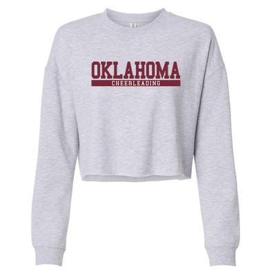 Oklahoma Cheerleading Cropped Pullover Crew