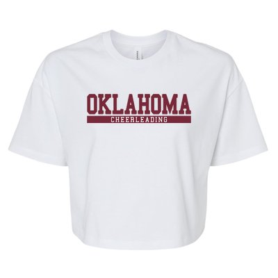 Oklahoma Cheerleading Bella+Canvas Jersey Crop Tee