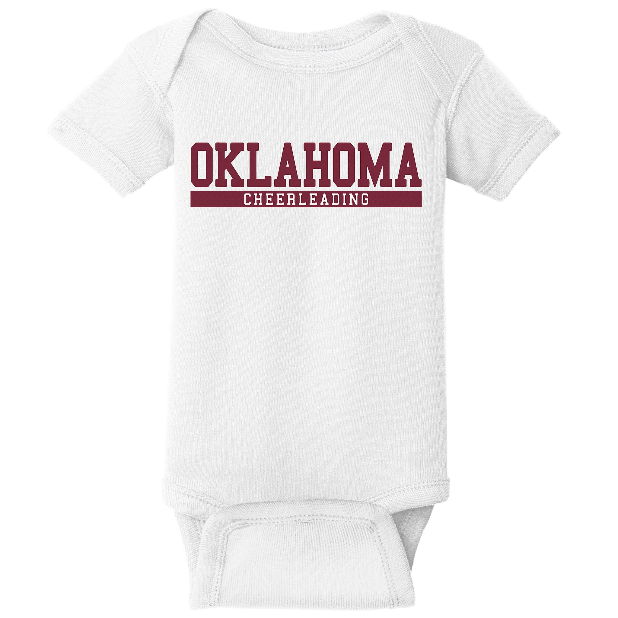 Oklahoma Cheerleading Baby Bodysuit