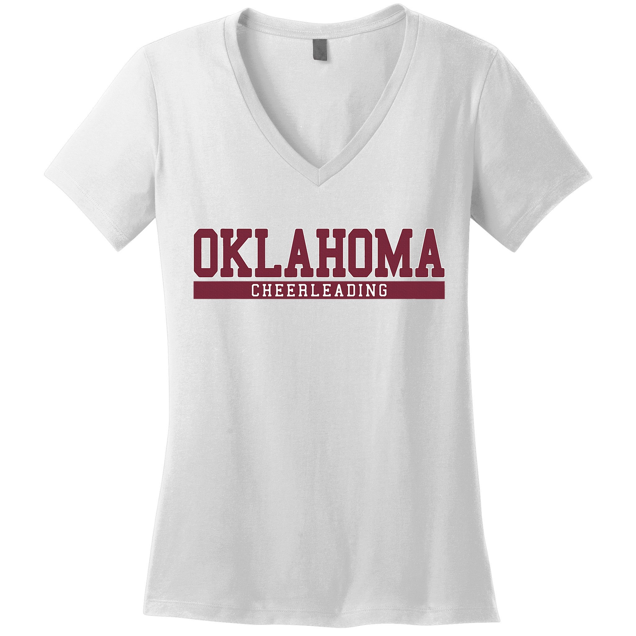 Oklahoma Cheerleading Women's V-Neck T-Shirt