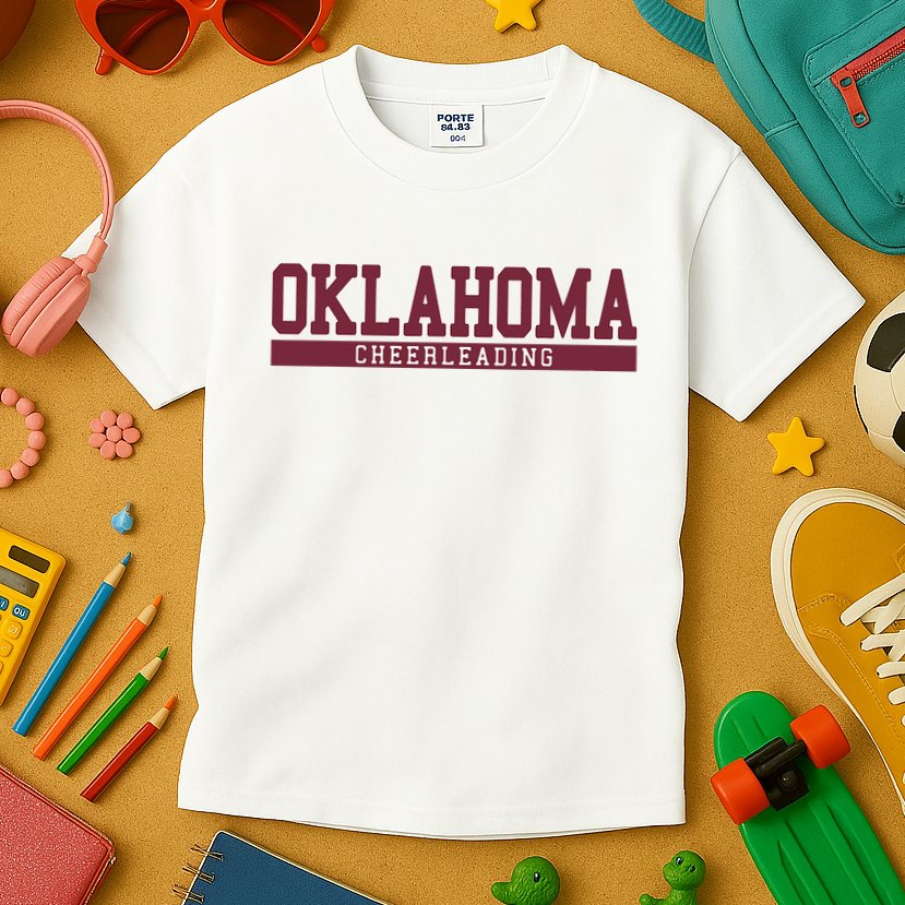 Oklahoma Cheerleading Kids T-Shirt