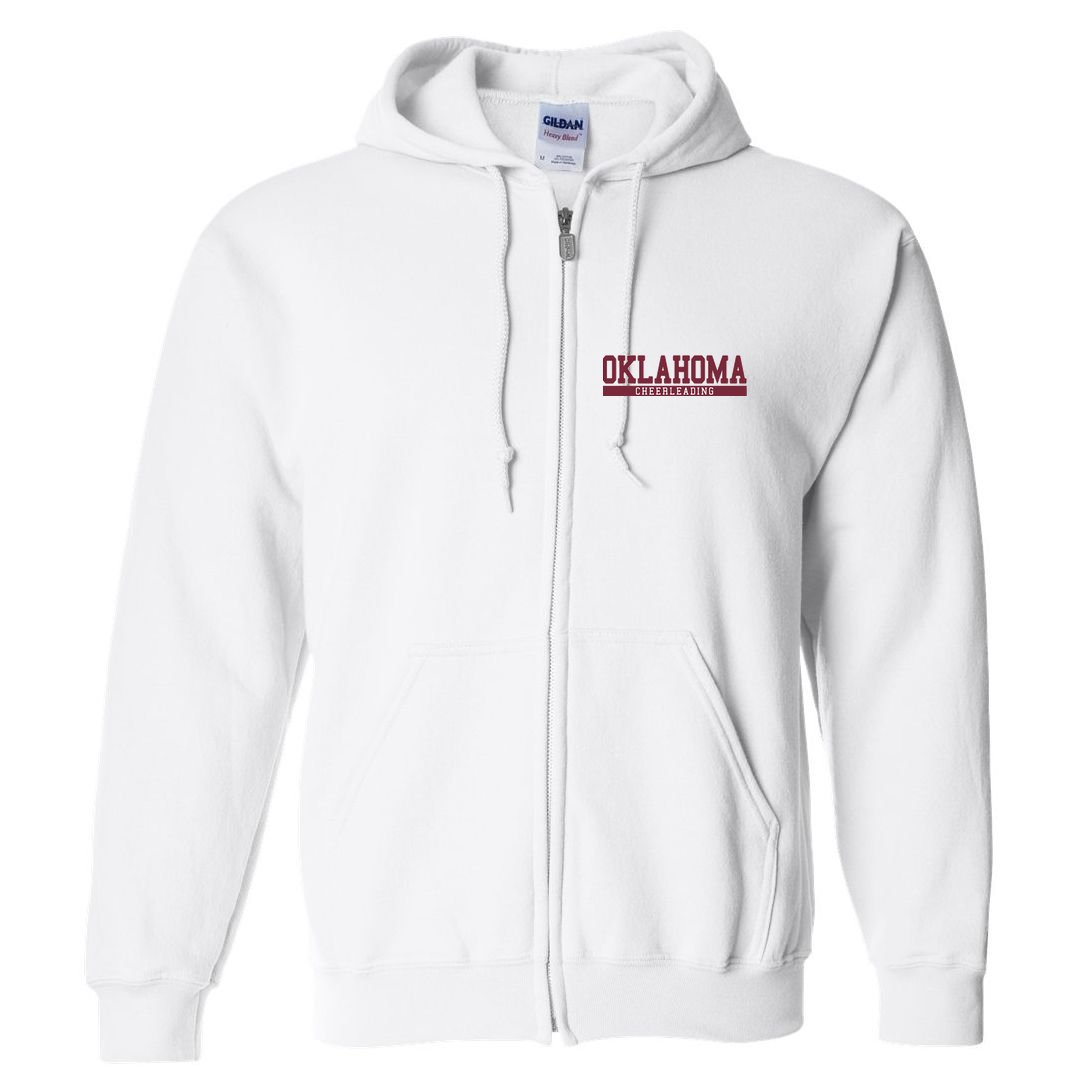 Oklahoma Cheerleading Full Zip Hoodie