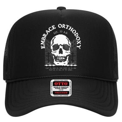 Orthodox Christian High Crown Mesh Back Trucker Hat