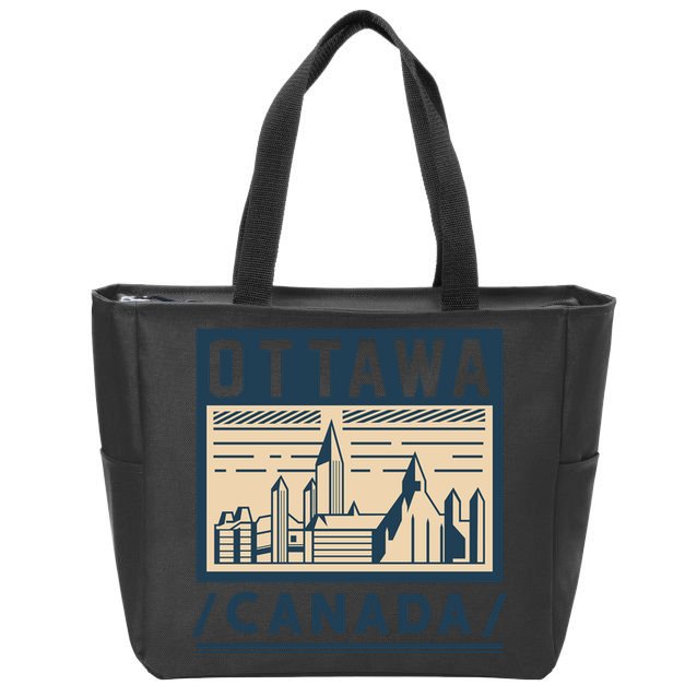 Ottawa Canada Zip Tote Bag