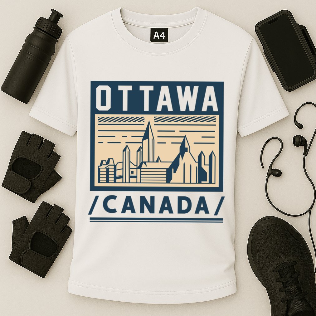 Ottawa Canada Cooling Performance Crew T-Shirt