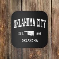 Oklahoma City Oklahoma Ok Vintage Sports Coaster