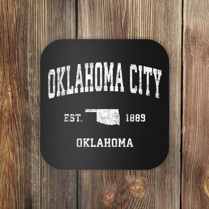 Oklahoma City Oklahoma Ok Vintage Sports Coaster