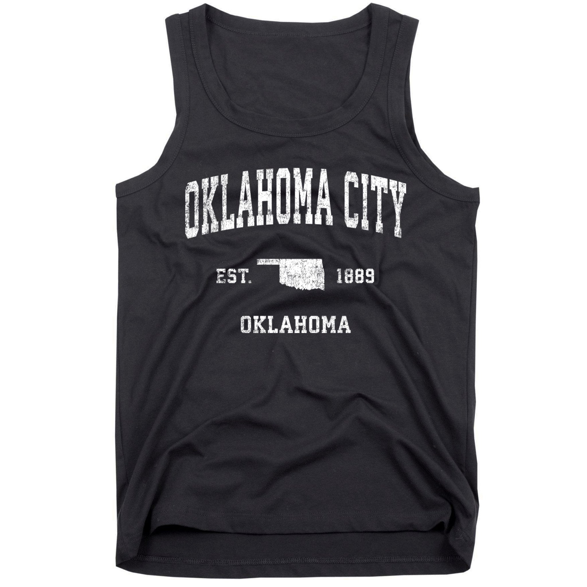 Oklahoma City Oklahoma Ok Vintage Sports Tank Top