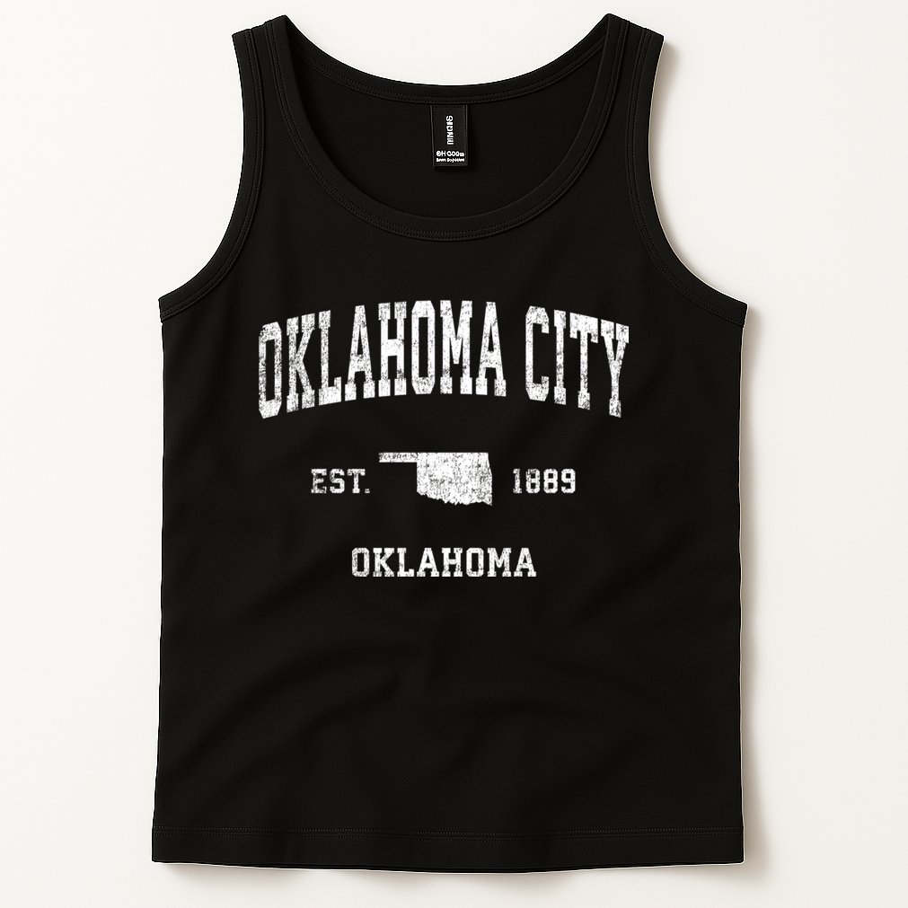 Oklahoma City Oklahoma Ok Vintage Sports Tank Top