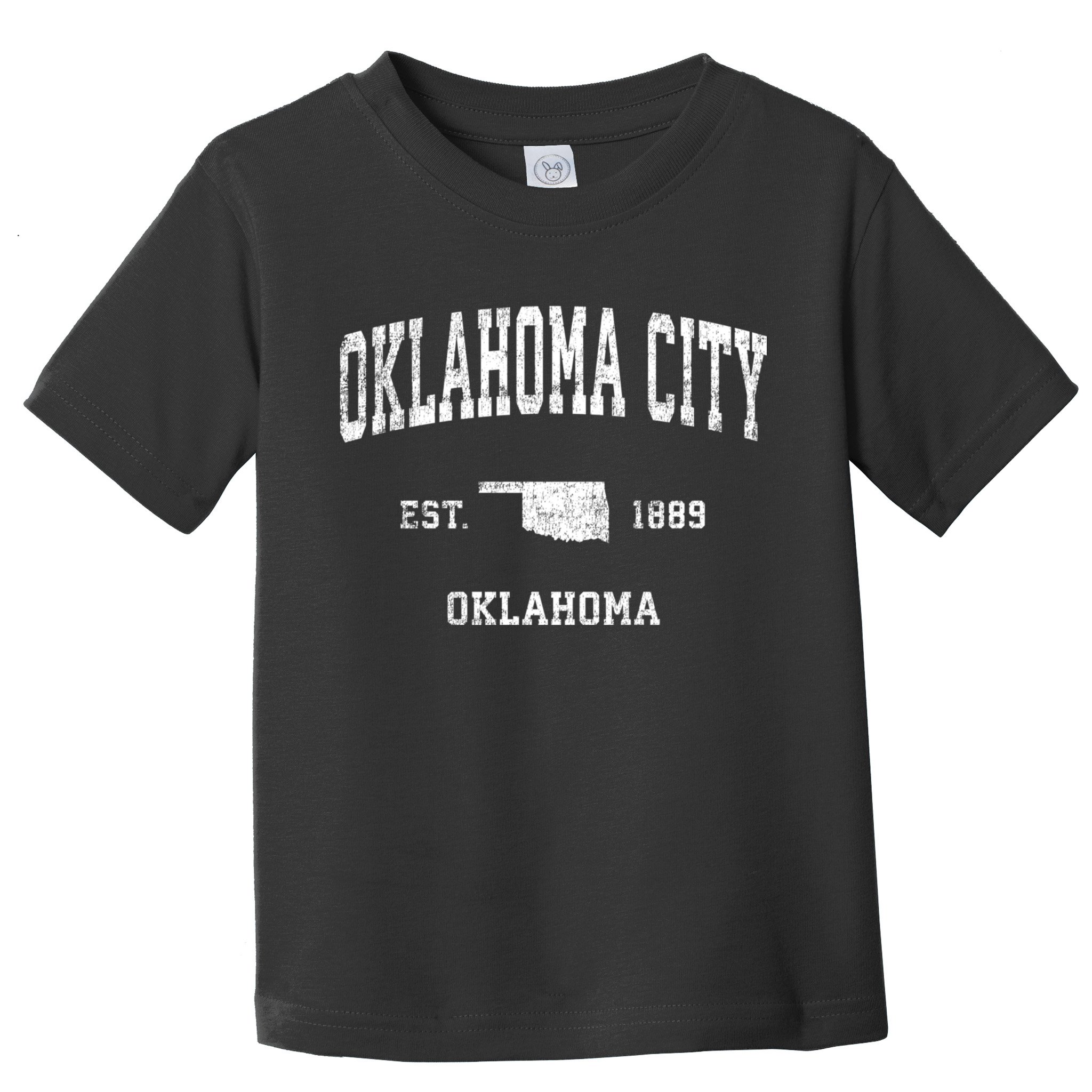 Oklahoma City Oklahoma Ok Vintage Sports Toddler T-Shirt