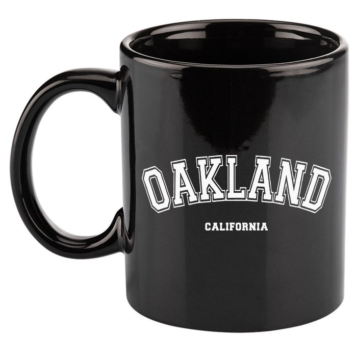 Oakland California 11oz C Handle Ceramic Mug