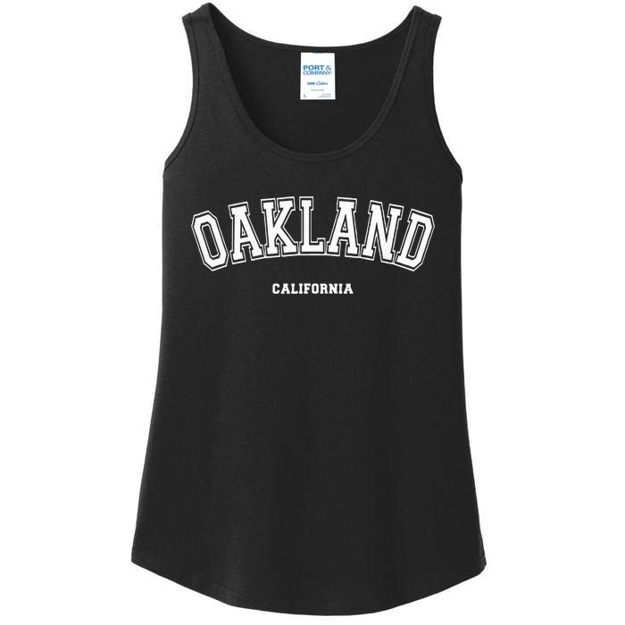 Oakland California Ladies Essential Tank