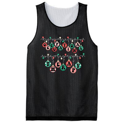 Ot Christmas Occupational Therapy Therapist Ot Merry Xmas Mesh Reversible Basketball Jersey Tank