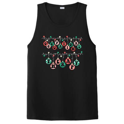 Ot Christmas Occupational Therapy Therapist Ot Merry Xmas PosiCharge Competitor Tank