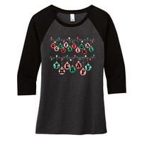 Ot Christmas Occupational Therapy Therapist Ot Merry Xmas Women's Tri-Blend 3/4-Sleeve Raglan Shirt