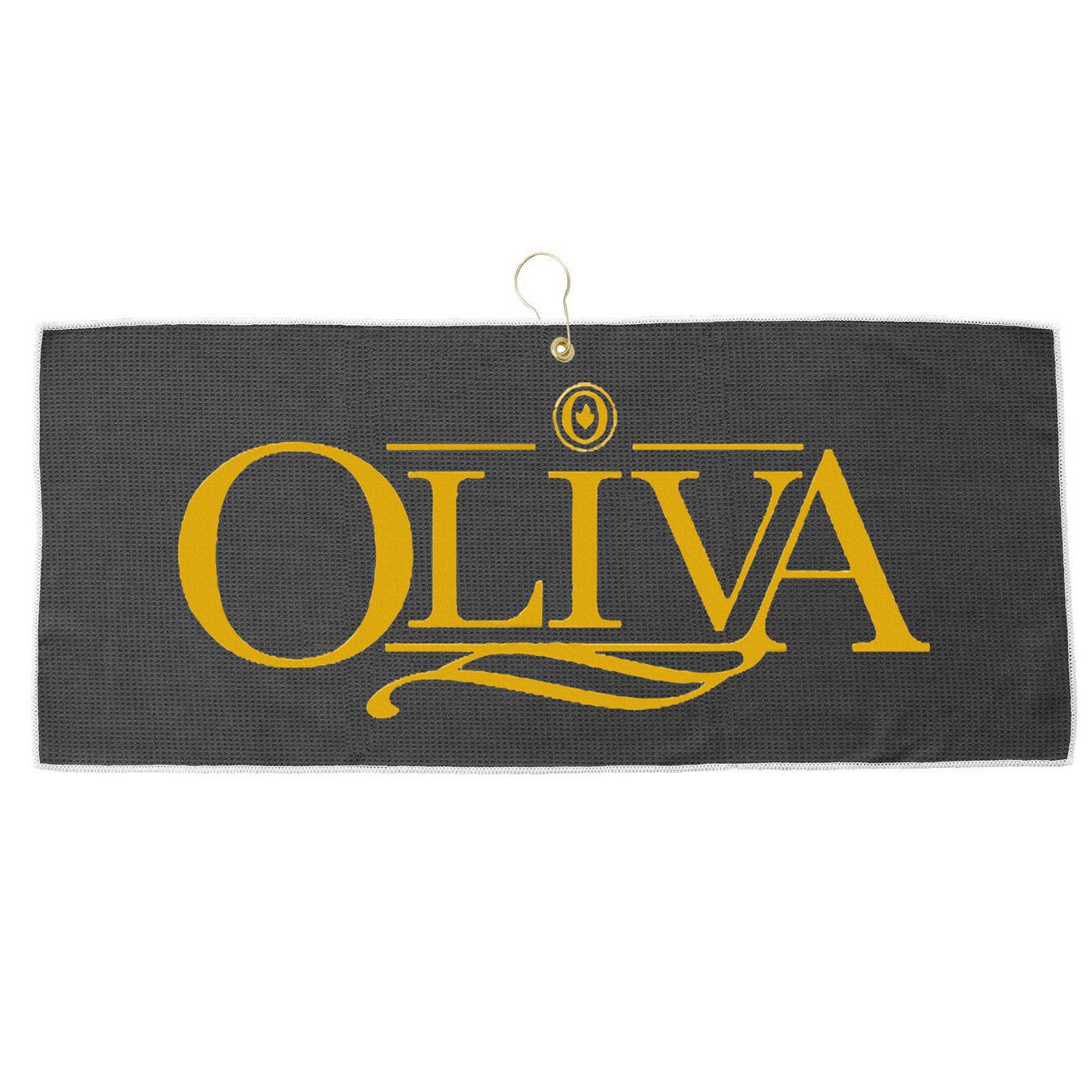 Oliva Cigar Large Microfiber Waffle Golf Towel