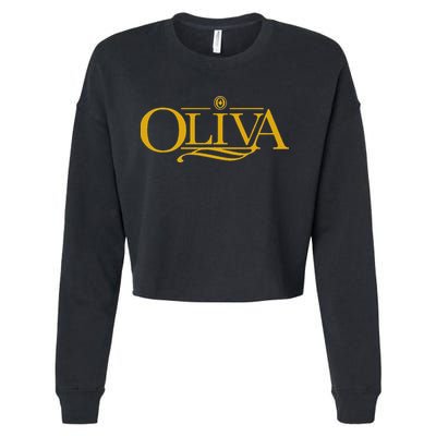 Oliva Cigar Cropped Pullover Crew