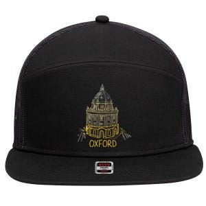 Oxford City 7 Panel Mesh Trucker Snapback Hat