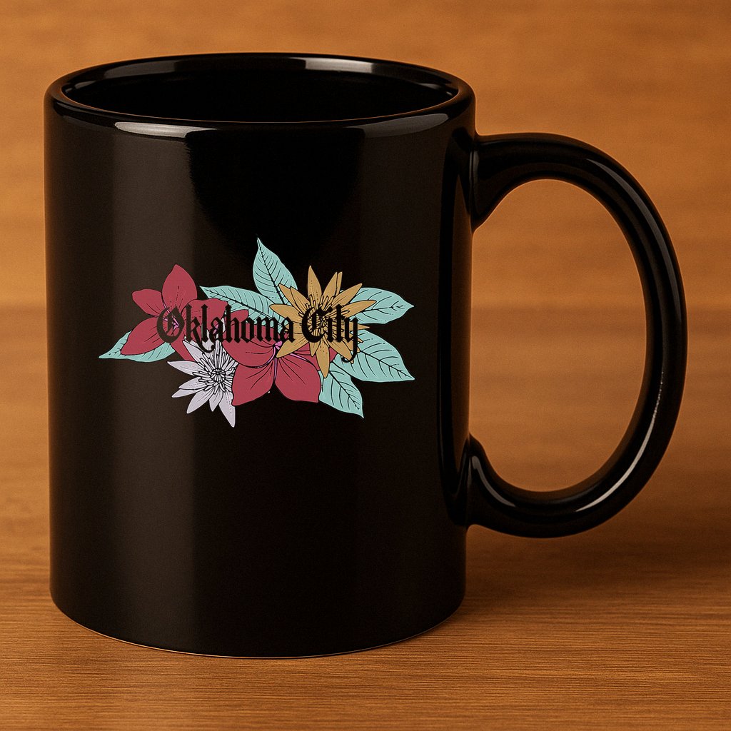 Oklahoma City Oklahoma 11oz C Handle Ceramic Mug