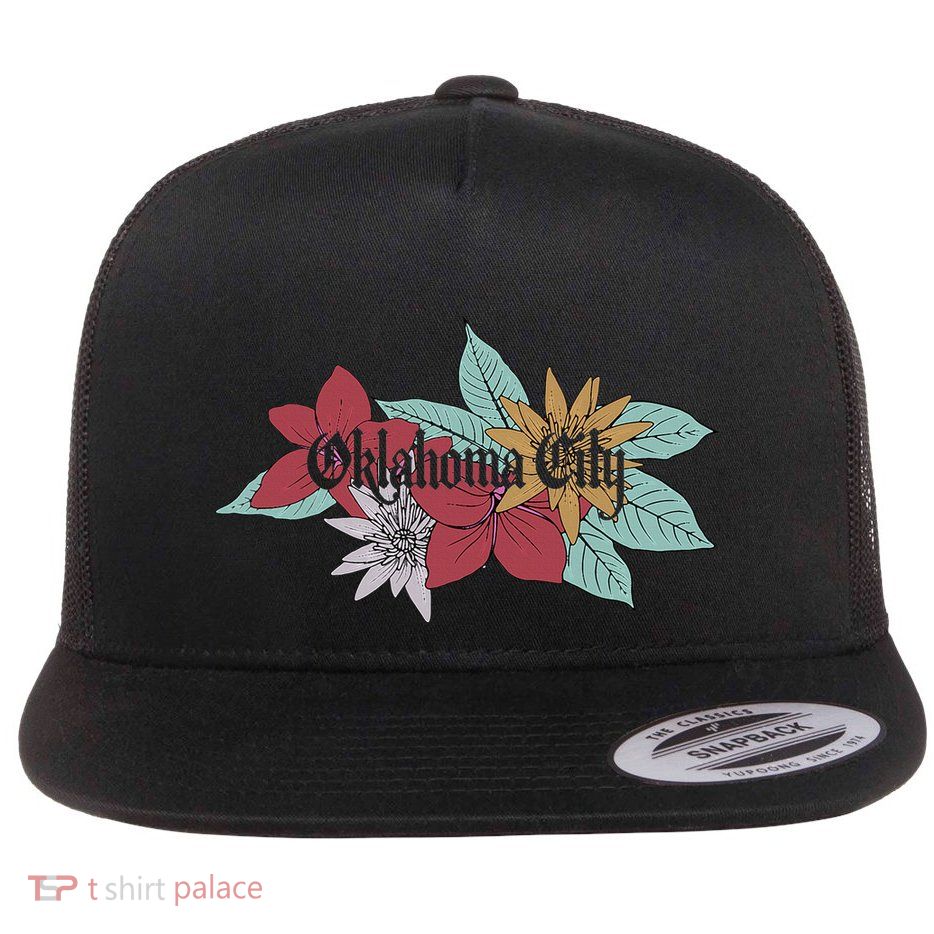 Oklahoma City Oklahoma Flat Bill Trucker Hat