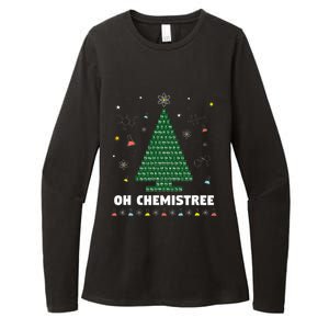 Oh Chemistree Periodic Table Chemistry Christmas Tree Womens CVC Long Sleeve Shirt