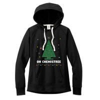 Oh Chemistree Periodic Table Chemistry Christmas Tree Women's Fleece Hoodie