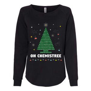 Oh Chemistree Periodic Table Chemistry Christmas Tree Womens California Wash Sweatshirt