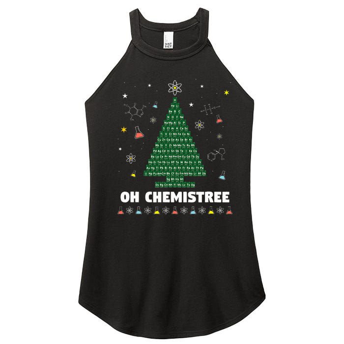 Oh Chemistree Periodic Table Chemistry Christmas Tree Women's Perfect Tri Rocker Tank