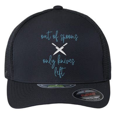 Ovarian Cancer Pcos Ptsd Anxiety Did Spoonie Awareness Great Gift Flexfit Unipanel Trucker Cap