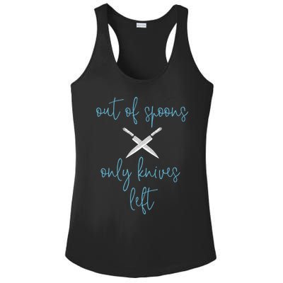 Ovarian Cancer Pcos Ptsd Anxiety Did Spoonie Awareness Great Gift Ladies PosiCharge Competitor Racerback Tank