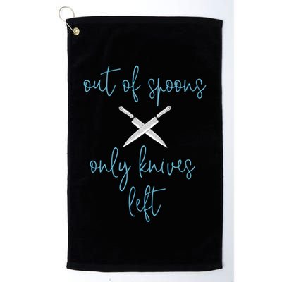 Ovarian Cancer Pcos Ptsd Anxiety Did Spoonie Awareness Great Gift Golf Towel