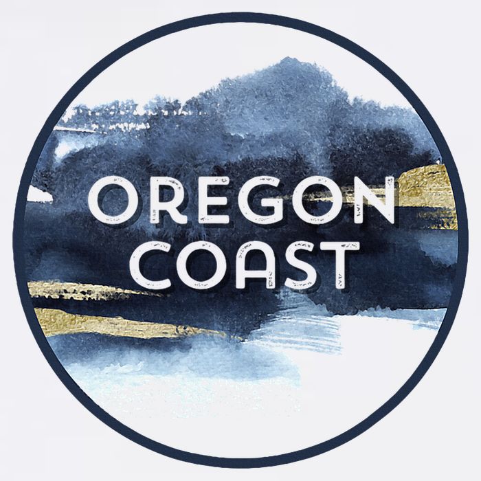 Oregon Coast Pacific Nw Vacation Souvenir Watercolor Design Doggie Tank