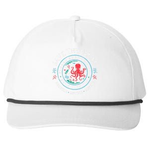 Ocean Conservation Please Keep The Sea Plastic Free Snapback Five-Panel Rope Hat