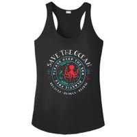 Ocean Conservation Please Keep The Sea Plastic Free Ladies PosiCharge Competitor Racerback Tank