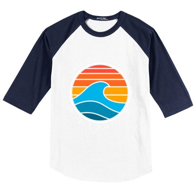 Ocean Conservation Quote Save Future Planet Water Earth Day Gift Baseball Sleeve Shirt