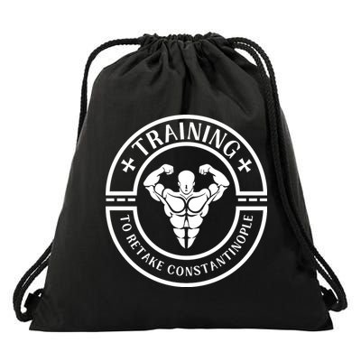Orthodox Christian Retake Constantinople Drawstring Bag