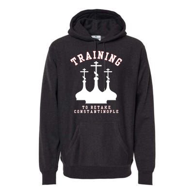 Orthodox Christian Retake Constantinople Premium Hoodie