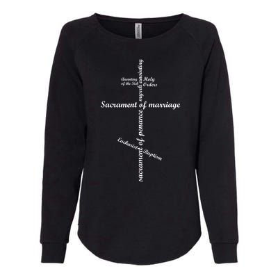 Orthodox Cross Religious Russia Orthodox Womens California Wash Sweatshirt