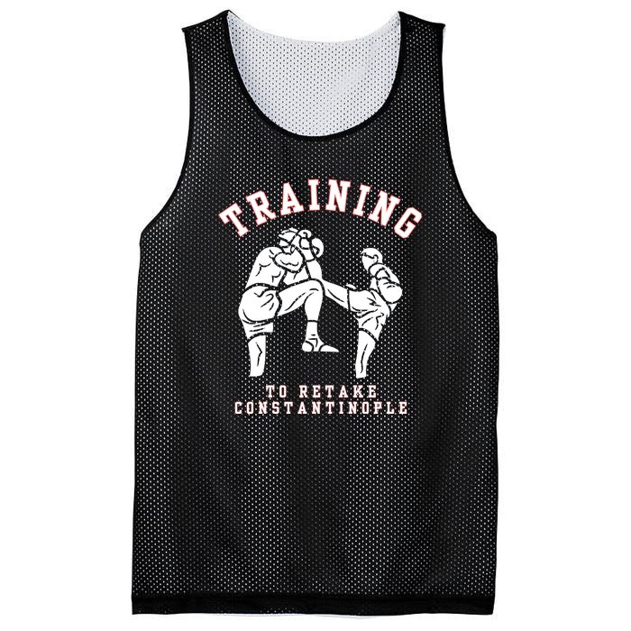 Orthodox Christian Retake Constantinople Mesh Reversible Basketball Jersey Tank